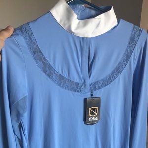 Blue noble equestrian sun shirt never worn